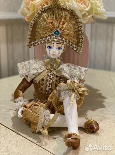 Кукла Щелкунчик фарфор ручная роспись