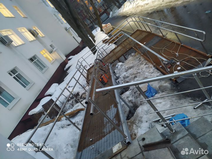 Перила из нержавеющей стали, поручни, ограждения