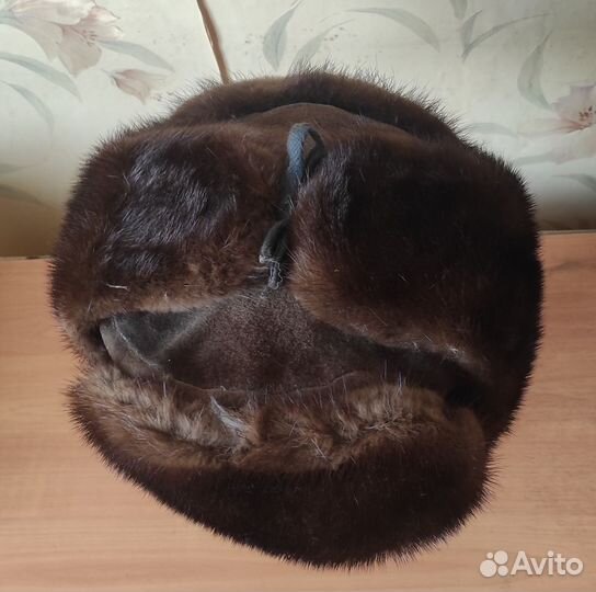 Норковая шапка мужская