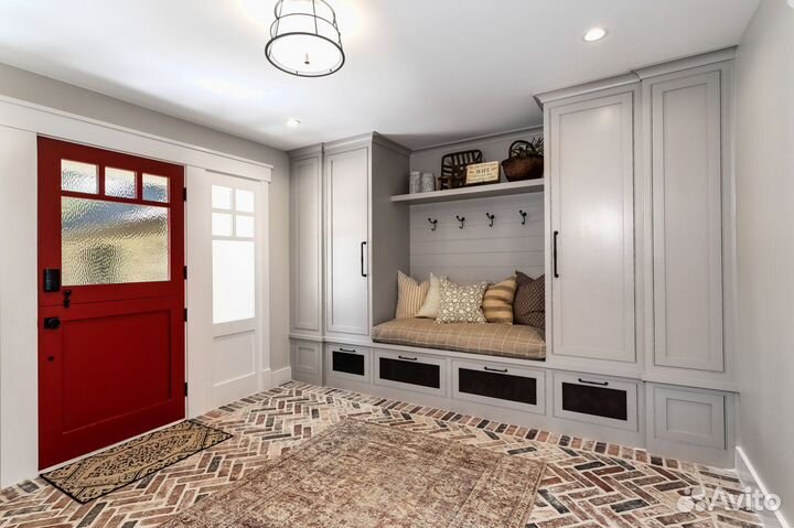 Шкаф в прихожую двухстворчатый распашной