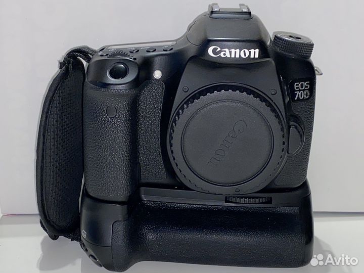 Зеркальный фотоаппарат Canon 70d + Два объектива
