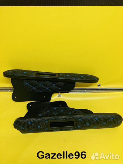 Подлокотники Газель Премиум синяя строчка к-т