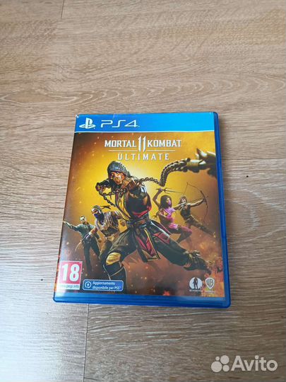 Игра для приставки PS4 mortal kombat 11 ultimate