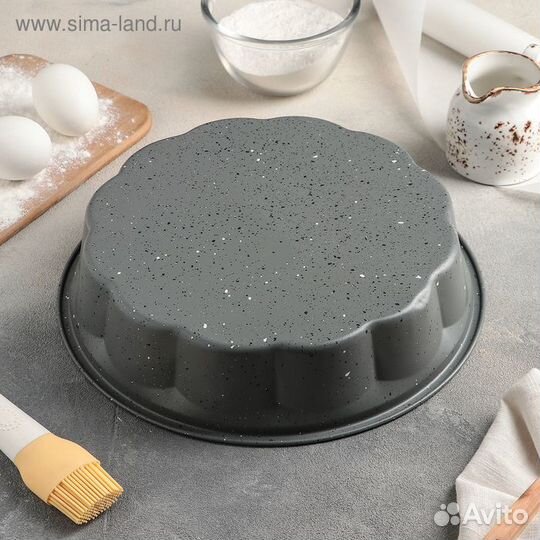 Форма для выпечки Доляна «Мрамор», 286 см, антипри