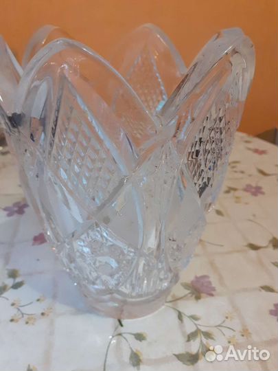Хрустальная конфетница СССР