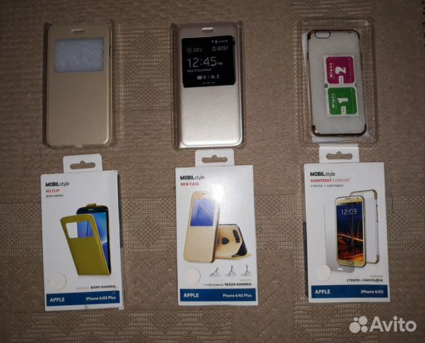 Чехлы, накладка стекло iPhone 6/6S