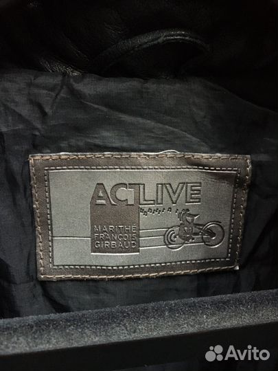 Кожаный пуховик Marithe Francois Girbaud (M)