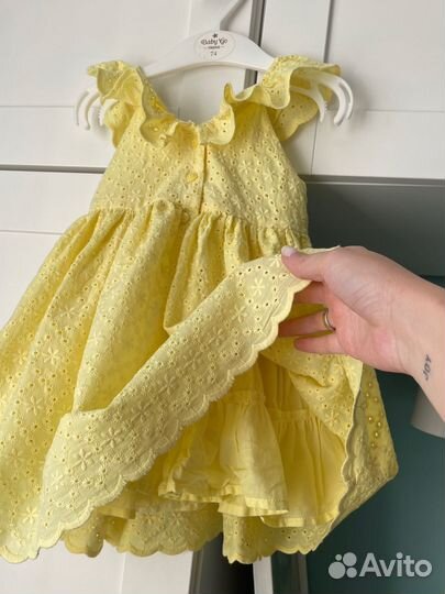 Платье для девочки mothercare + повязка на голову