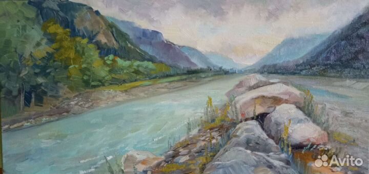 Картина маслом на холсте пейзаж