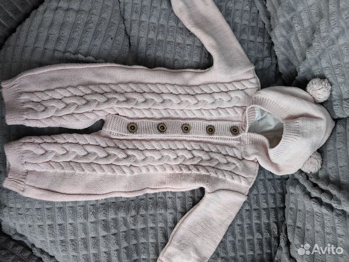 Вязаный комбинезон 56-68