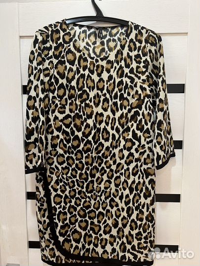 Платье леопардовое