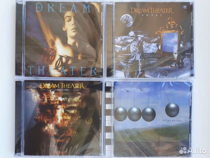 CD диски Dream Theater, Tool, Opeth, Apocalyptica
