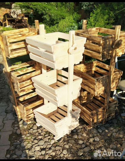 Стеллажи ящики этажерки для овощей