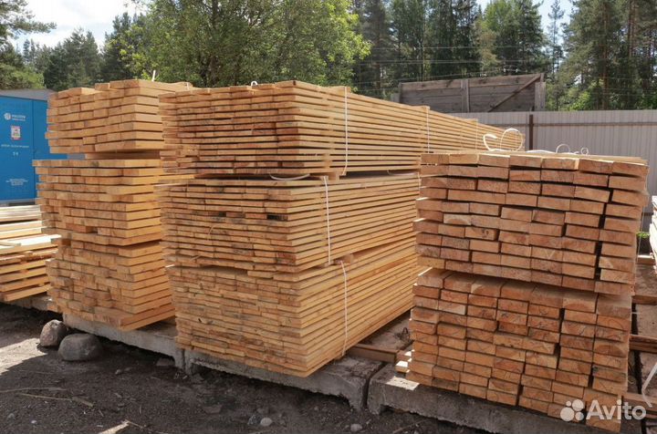 Пиломатериал / доска обрезная 50х150х6000 1 сорт