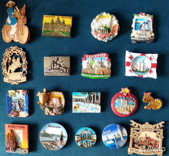 Магниты на холодильник (страны, города)