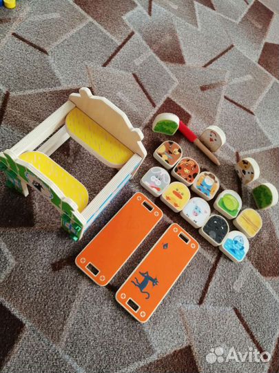 Игрушки деревянные развивающие