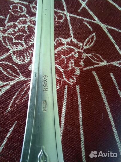 Серебряная столовая ложка 875 проба