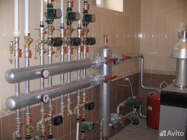 Монтаж системы отопления, водоснабжения, канализац