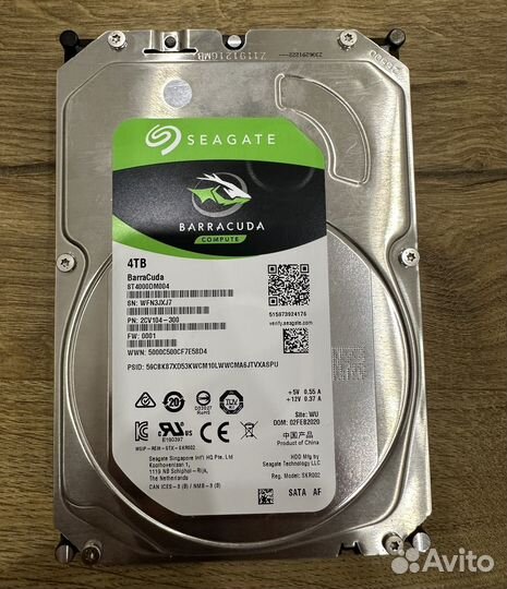 Жесткий диск Seagate 4 tb