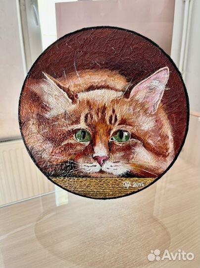 Картина «Котик» 2015 год, неизвестный художник