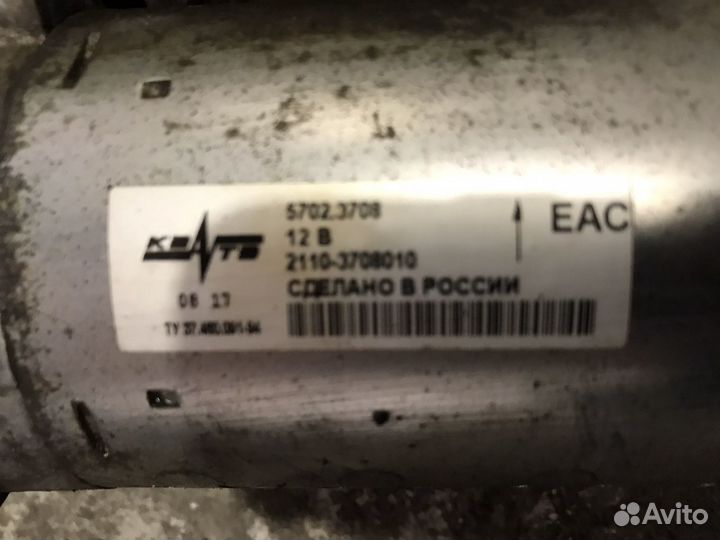 Стартер на ваз лада 2110 2111 2112 приора