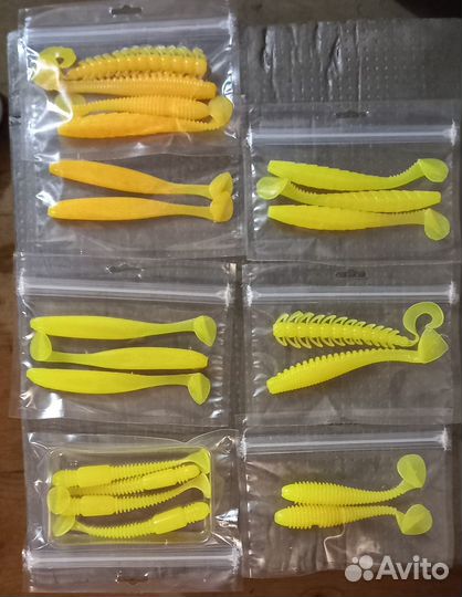 Силиконовые приманки Keitech, Lucky John, Frapp