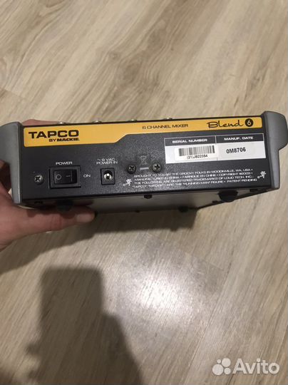 Микшерный пульт mackie tapco blend 6