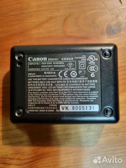 Зарядное устройство canon CB-5L / DS8101
