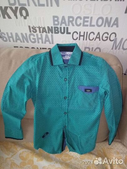 Рубашка праздничная для мальчика р 110