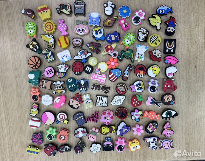 Украшение кроксов Crocs Джиббитсы jibbitz много