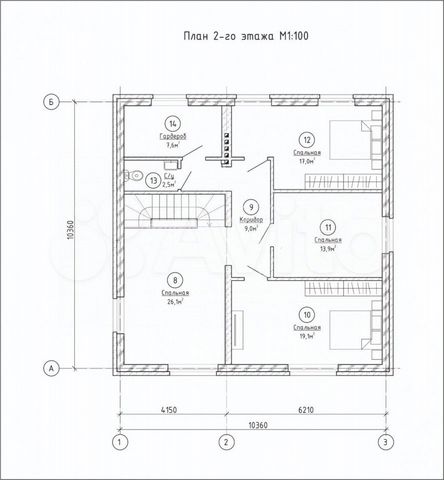 Коттедж 198 м² на участке 12 сот.