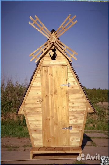 Уличный туалет с установкой