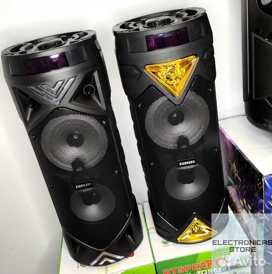 Умная Колонка ZQS-6201 Черная v.9