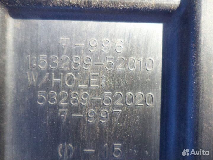 Дефлектор радиатора Toyota Ist NCP61 1NZ-FE 2002/9