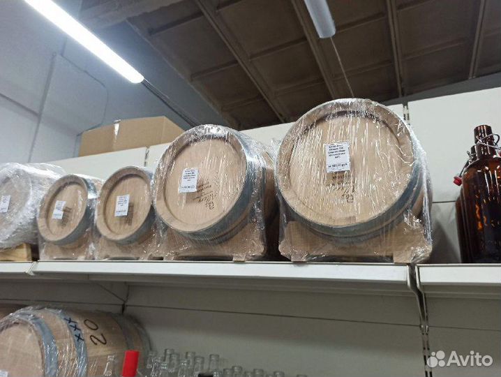 Бочка деревянная дубовая