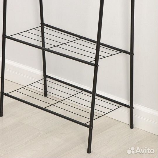 Стойка для одежды с двумя полками Доляна «Лофт», 5