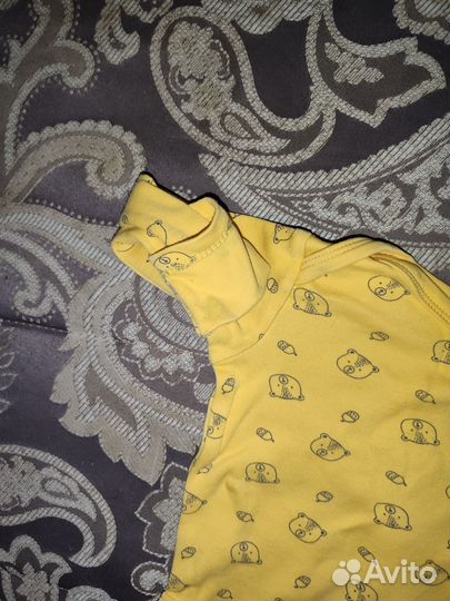 Боди с длинным рукавом 56-62