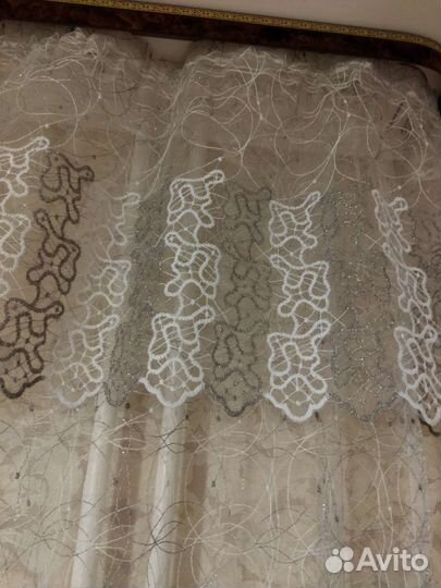 Шторы на кухню арка