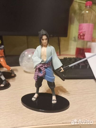 Коллекция журналы с фигуркой Наруто, Саске, Какаши