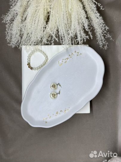 Поднос из гипса