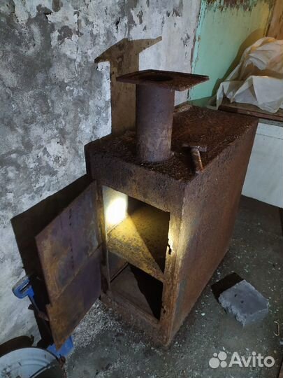 Печь буржуйка для бани, гаража, дома