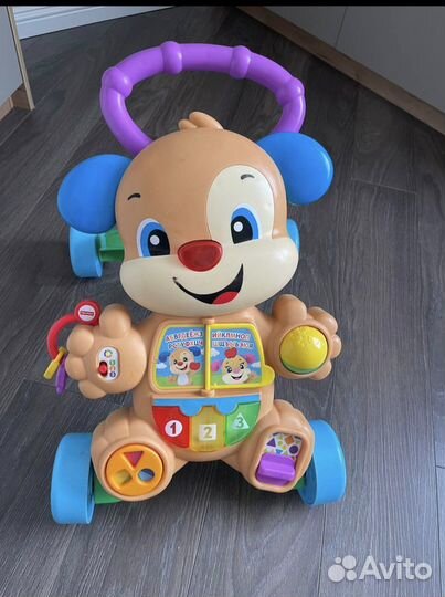 Каталка fisher price ученый щенок
