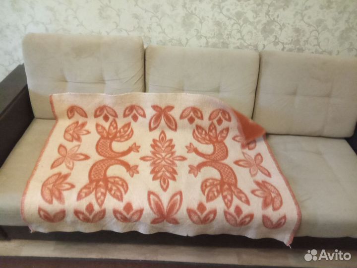 Одеяльце детское шерстяное 127х87 см