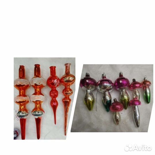 Елочные игрушки СССР