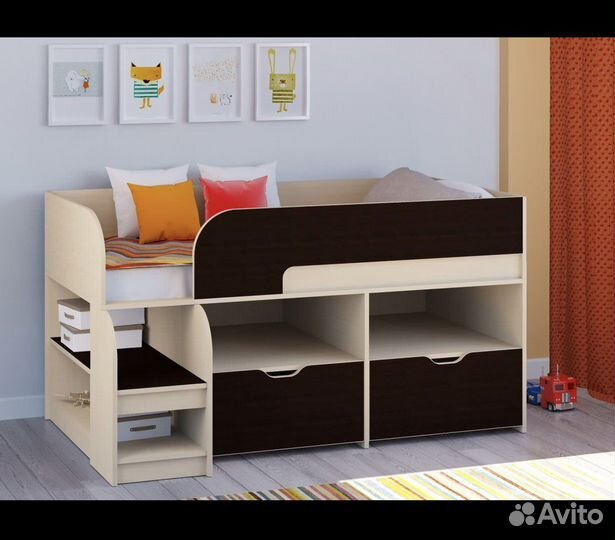 Детская кровать чердак
