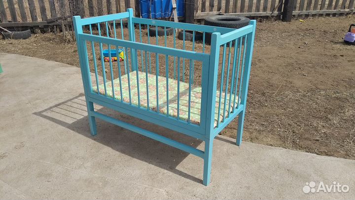 Детская кровать натур дерево