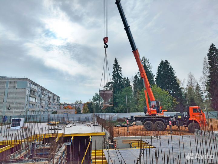 Аренда и услуги автокрана, 25 т, 28 м