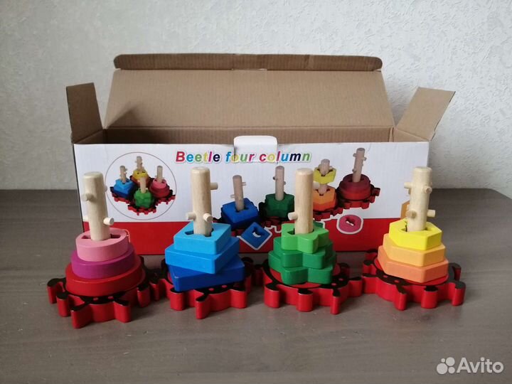 Деревянные развивающие игрушки