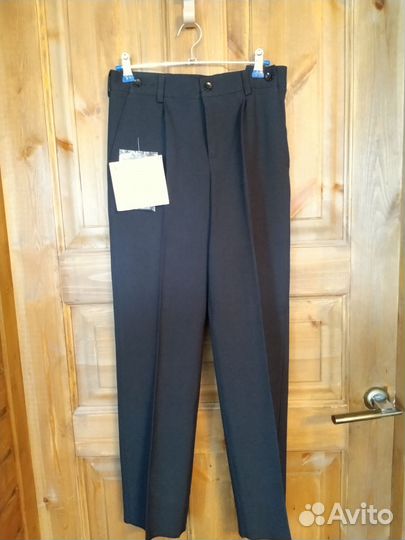 Брюки школьные темно синие