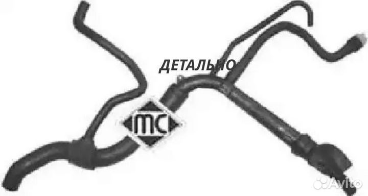 Патрубок opl vectra b 1.6-2.0
